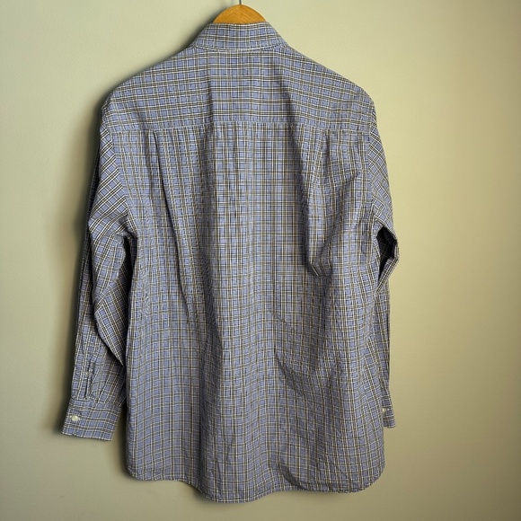 Paul‎ & Shark Yachting Men's Long Sleeve Plaid Button Shirt Soft Touch Purple 42 - Picture 7 of 14